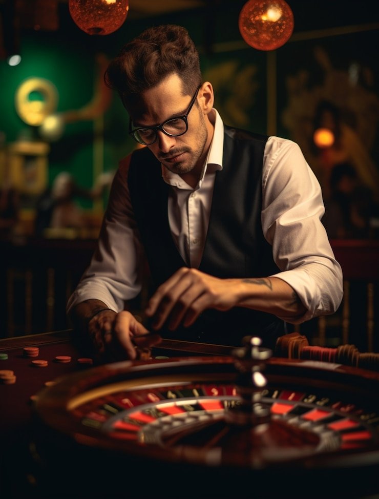 Live-dealer blackjack table broadcast with HD camera and multi-angle studio view on 22 togel